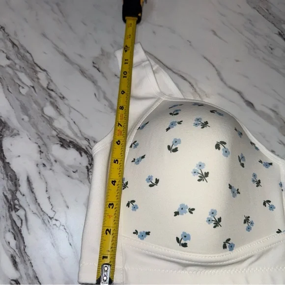 NWT Daisy Bra Size 3XL Womens Floral Cotton Blend Lined Wireless Bralette Bra - Picture 8 of 8